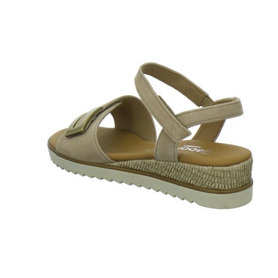 Gabor Comfort Sandaletten Beige - 360° Ansicht