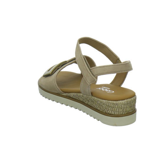 Gabor Comfort Sandaletten Beige - 360° Ansicht