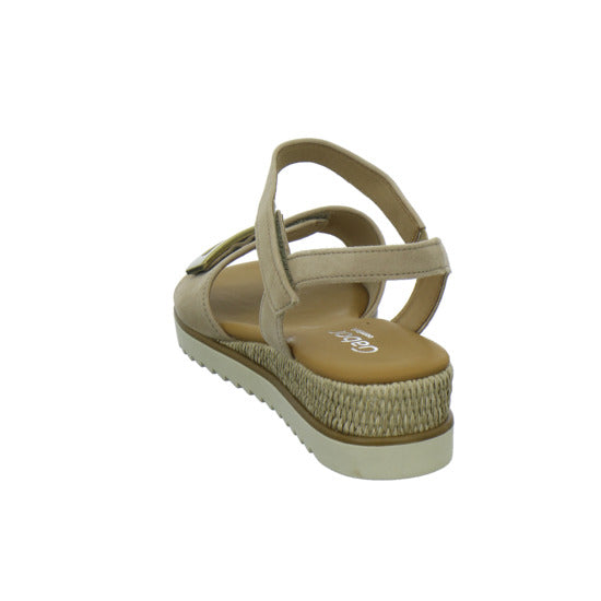 Gabor Comfort Sandaletten Beige - 360° Ansicht