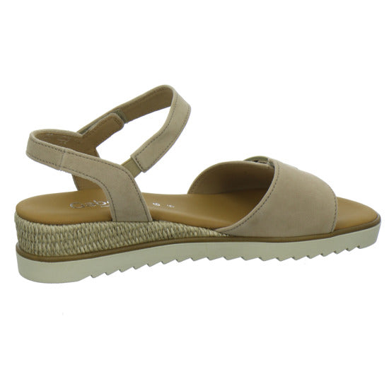 Gabor Comfort Sandaletten Beige - 360° Ansicht
