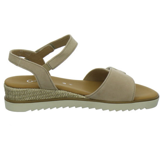 Gabor Comfort Sandaletten Beige - 360° Ansicht