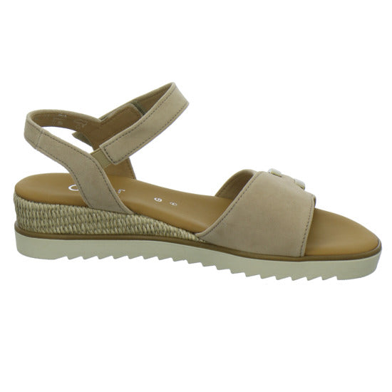 Gabor Comfort Sandaletten Beige - 360° Ansicht