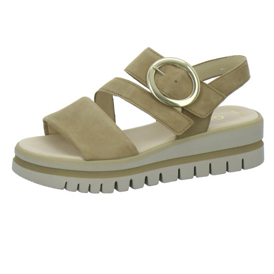Gabor Sandaletten Beige - 360° Ansicht