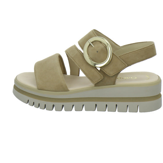 Gabor Sandaletten Beige - 360° Ansicht