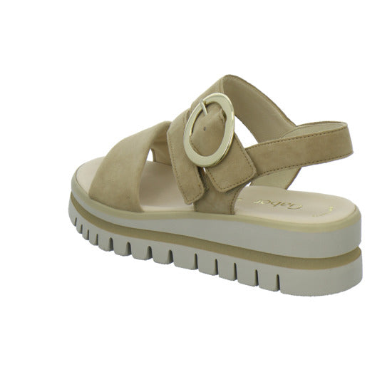Gabor Sandaletten Beige - 360° Ansicht