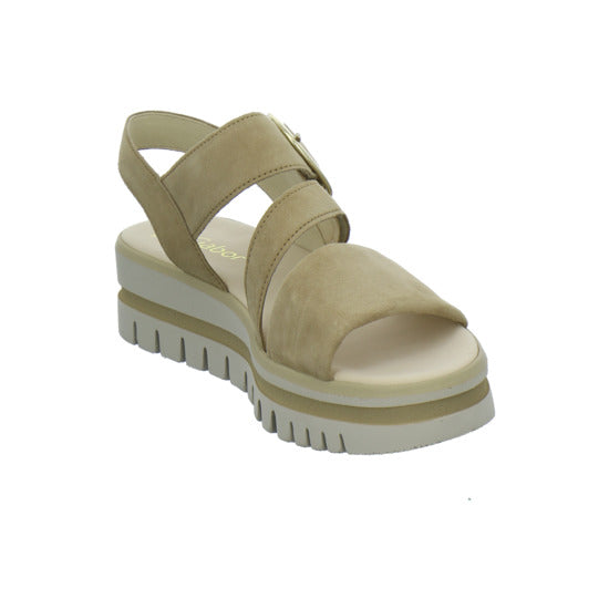 Gabor Sandaletten Beige - 360° Ansicht