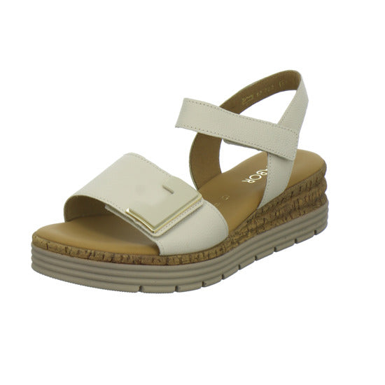 Gabor Comfort Sandaletten Damen Beige-kombi