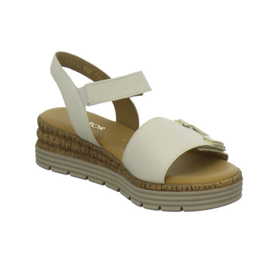 Gabor Comfort Sandaletten Damen Beige-kombi
