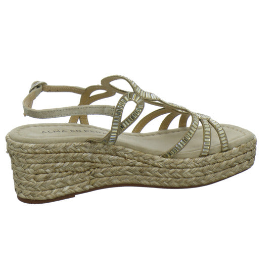 Alma en Pena S.L. Sandaletten Gold - 360° Ansicht