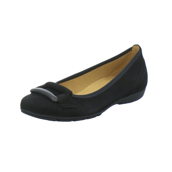 Gabor Ballerina u. Pumps Schwarz - 360° Ansicht