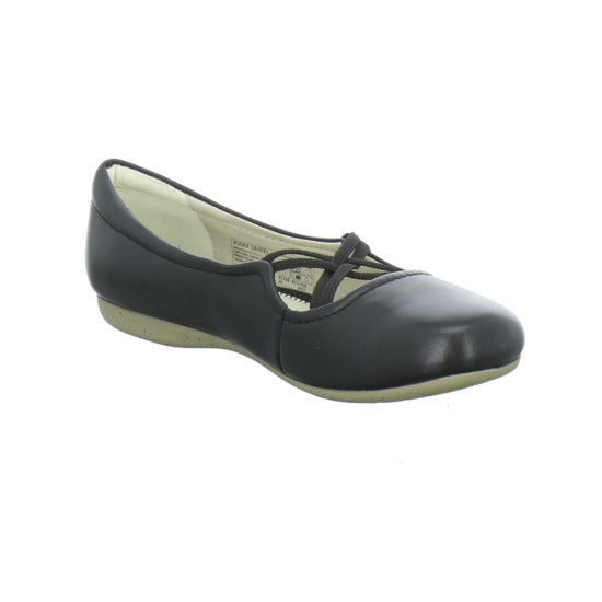 Josef Seibel Fiona 39 Ballerina u. Pumps Schwarz - 360° Ansicht