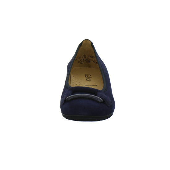 Gabor Ballerina u. Pumps Dunkelblau - 360° Ansicht
