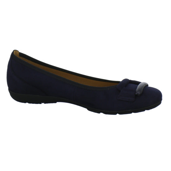 Gabor Ballerina u. Pumps Dunkelblau - 360° Ansicht