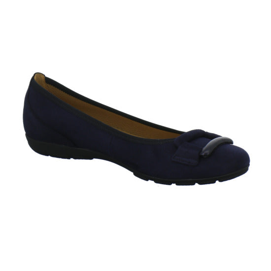 Gabor Ballerina u. Pumps Dunkelblau - 360° Ansicht