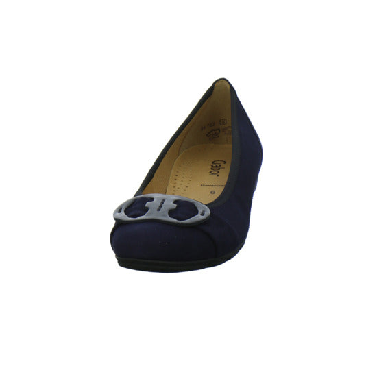Gabor Ballerina u. Pumps Dunkelblau - 360° Ansicht