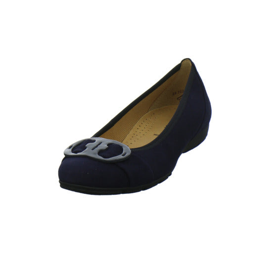 Gabor Ballerina u. Pumps Dunkelblau - 360° Ansicht