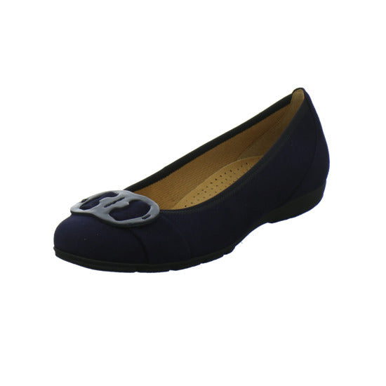 Gabor Ballerina u. Pumps Dunkelblau - 360° Ansicht
