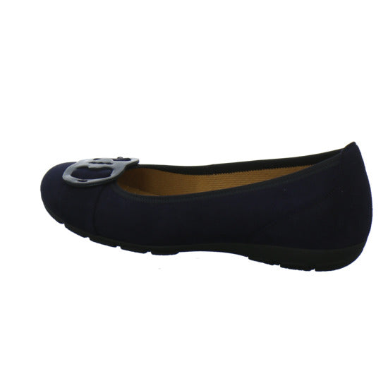 Gabor Ballerina u. Pumps Dunkelblau - 360° Ansicht