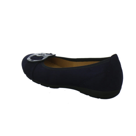 Gabor Ballerina u. Pumps Dunkelblau - 360° Ansicht