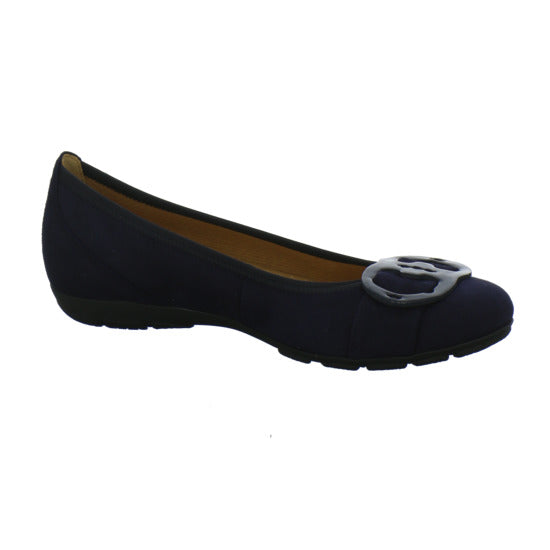 Gabor Ballerina u. Pumps Dunkelblau - 360° Ansicht