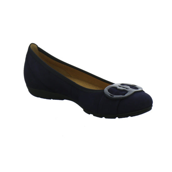 Gabor Ballerina u. Pumps Dunkelblau - 360° Ansicht