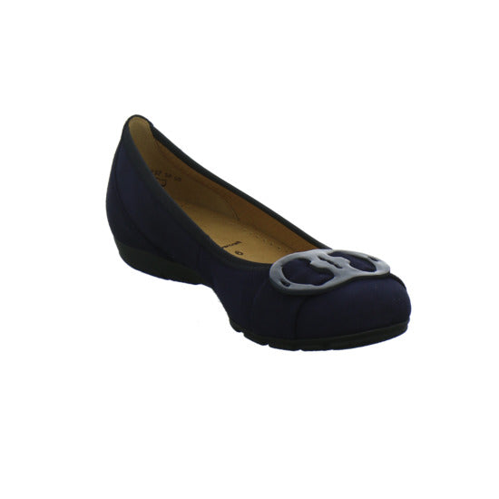 Gabor Ballerina u. Pumps Dunkelblau - 360° Ansicht