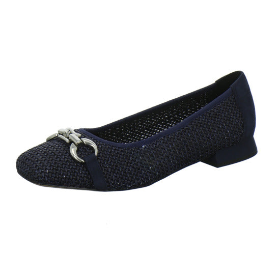 Caprice Ballerina u. Pumps Dunkelblau - 360° Ansicht