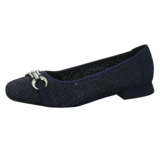 Caprice Ballerina u. Pumps Dunkelblau - 360° Ansicht