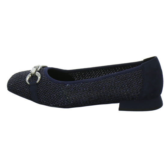 Caprice Ballerina u. Pumps Dunkelblau - 360° Ansicht