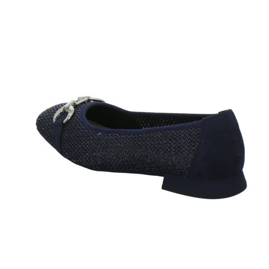 Caprice Ballerina u. Pumps Dunkelblau - 360° Ansicht