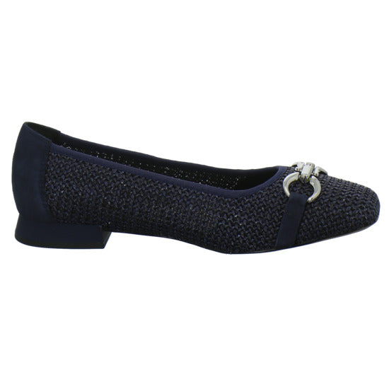 Caprice Ballerina u. Pumps Dunkelblau - 360° Ansicht