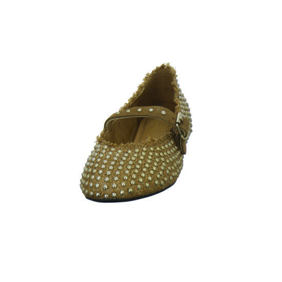 Blackrose Ballerina u. Pumps Mittelbraun - 360° Ansicht