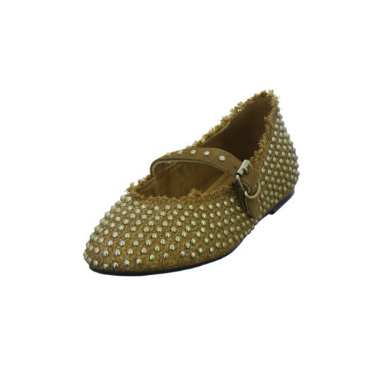 Blackrose Ballerina u. Pumps Mittelbraun - 360° Ansicht