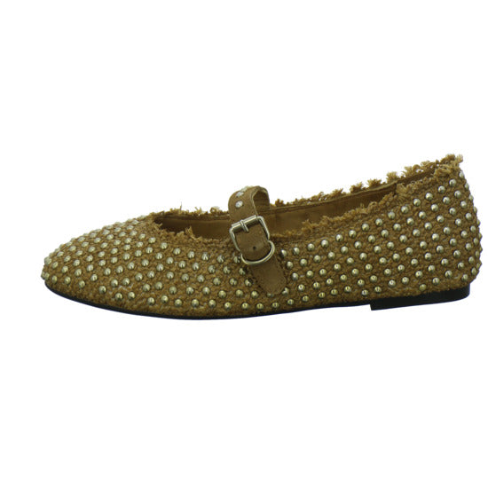 Blackrose Ballerina u. Pumps Mittelbraun - 360° Ansicht