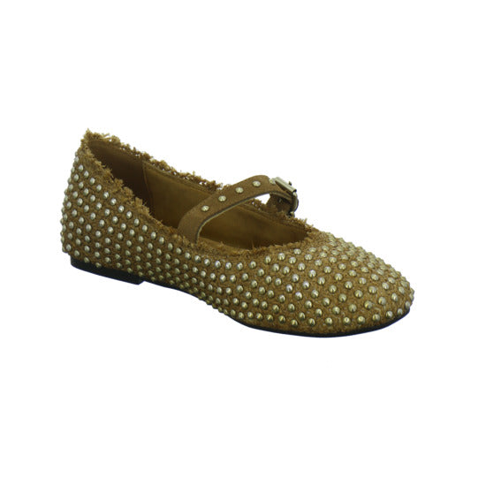 Blackrose Ballerina u. Pumps Mittelbraun - 360° Ansicht