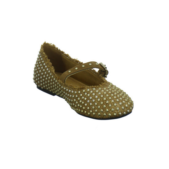 Blackrose Ballerina u. Pumps Mittelbraun - 360° Ansicht