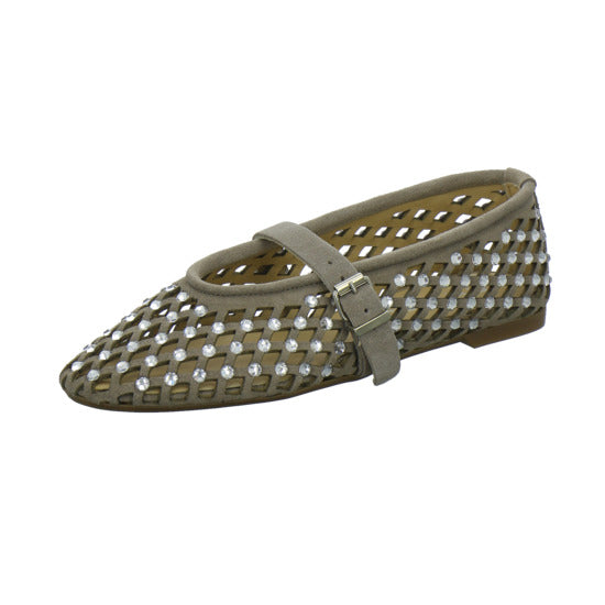 Mimmu Ballerina u. Pumps Damen taupe