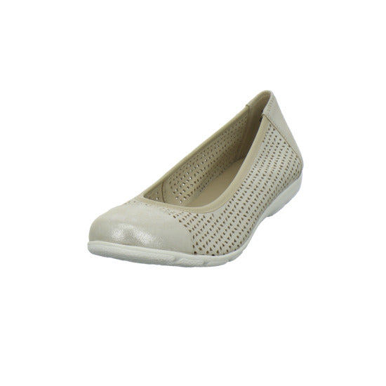 Caprice Ballerina u. Pumps Beige - 360° Ansicht