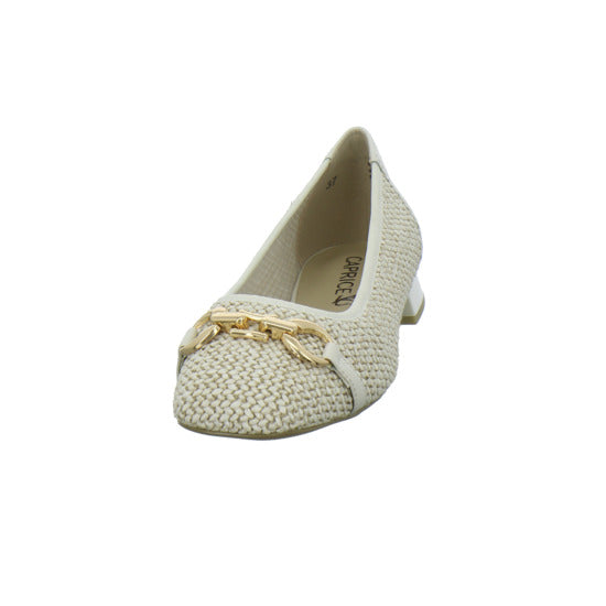 Caprice Ballerina u. Pumps Beige - 360° Ansicht