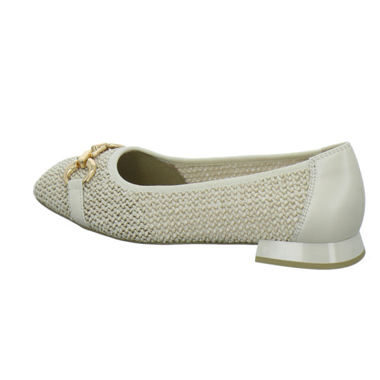 Caprice Ballerina u. Pumps Beige - 360° Ansicht