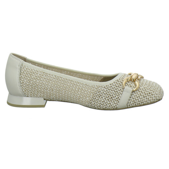 Caprice Ballerina u. Pumps Beige - 360° Ansicht