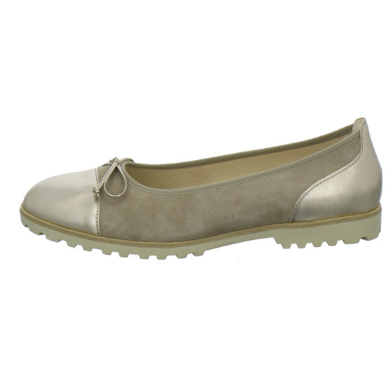 Gabor Ballerina u. Pumps Beige-kombi - 360° Ansicht