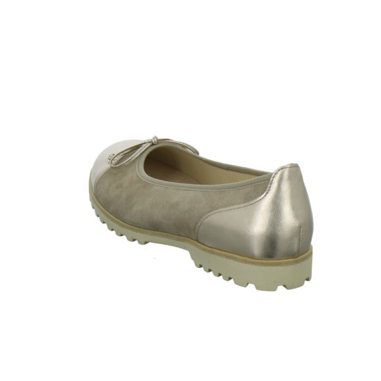 Gabor Ballerina u. Pumps Beige-kombi - 360° Ansicht
