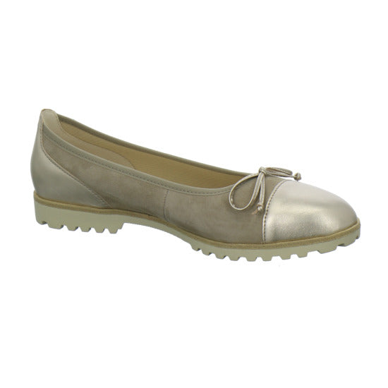 Gabor Ballerina u. Pumps Beige-kombi - 360° Ansicht