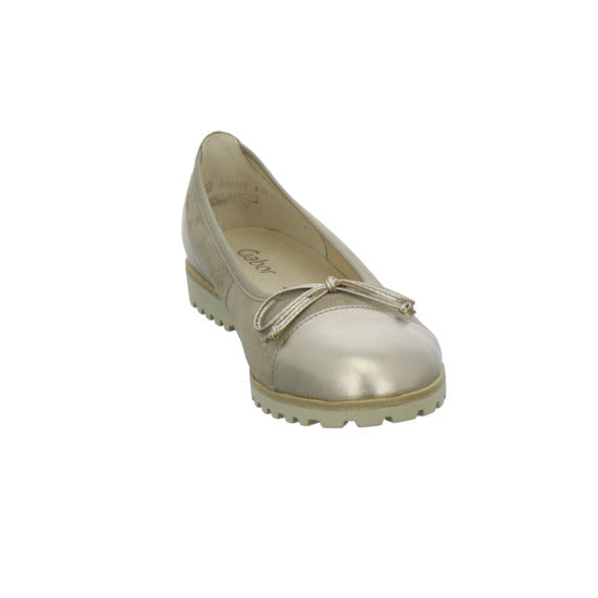Gabor Ballerina u. Pumps Beige-kombi - 360° Ansicht