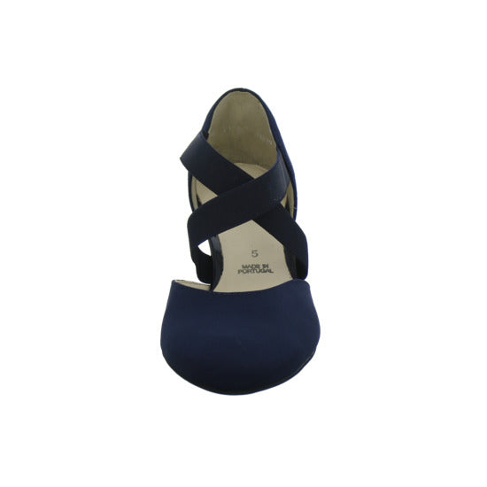Ara Toulouse Ballerina u. Pumps Dunkelblau - 360° Ansicht
