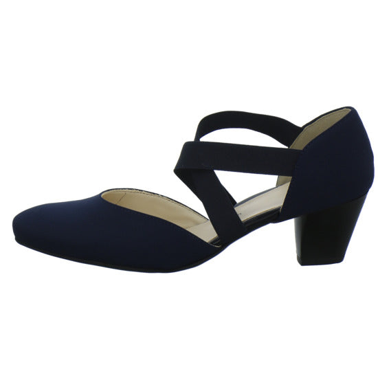 Ara Toulouse Ballerina u. Pumps Dunkelblau - 360° Ansicht