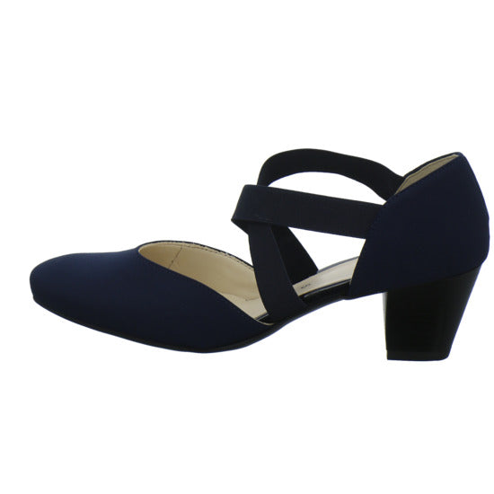 Ara Toulouse Ballerina u. Pumps Dunkelblau - 360° Ansicht