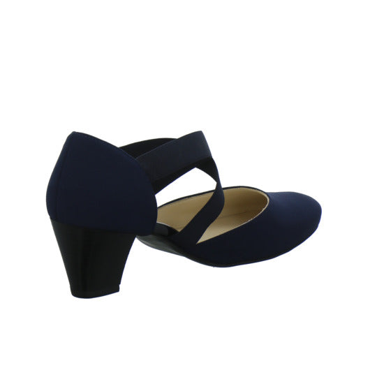 Ara Toulouse Ballerina u. Pumps Dunkelblau - 360° Ansicht