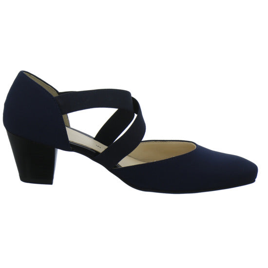 Ara Toulouse Ballerina u. Pumps Dunkelblau - 360° Ansicht